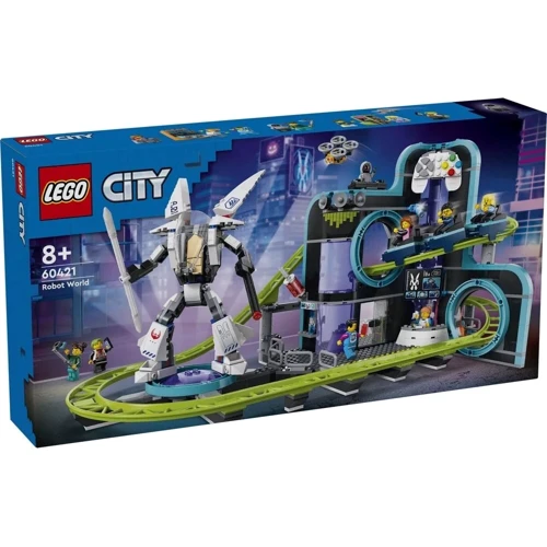Конструктор LEGO City Парк развлечений «Мир роботов» 986 деталей (60421)