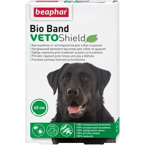 Нашийник Beaphar Bio Collar від бліх, кліщів і комарів для собак 65 см (8711231106653)