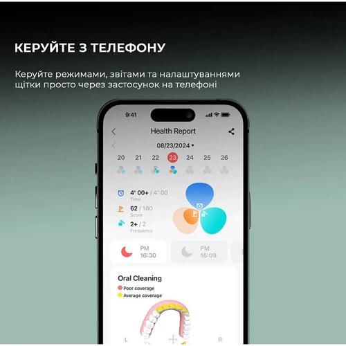 Зубная щетка Oclean X Ultra 20 Set Electric Toothbrush Green (6970810557091)