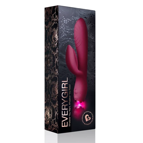 Rocks Off Every Girl вибратор 12x3.5 см, красный