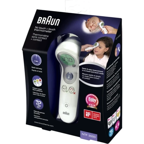 Термометр Инфракрасный термометр Braun NTF3000 фото 5