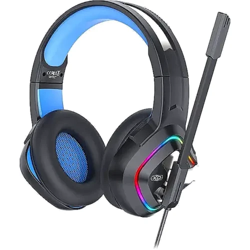Наушники XO GE-08 Static RGB USB+3.5mm Black