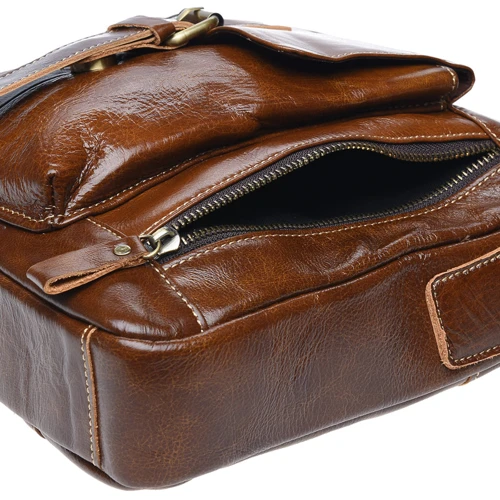 Мужская сумка планшет Borsa Leather коричневая (K15027-brown): Тип Сумки
