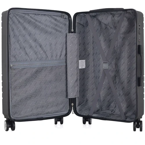 Чемодан Semi Line 24" (M) Black (T5789-2): Застежка Молния