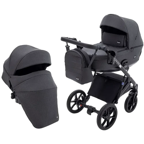 Коляска універсальна 2 в 1 Bair Kiwi Plus Soft BKP-219 графіт (680904)