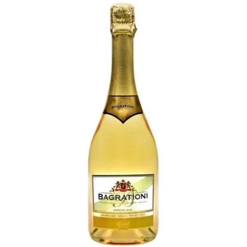 Вино игристое Bagrationi Золотое белое полусладкое 12% 0.75л (DDSAU3P001)