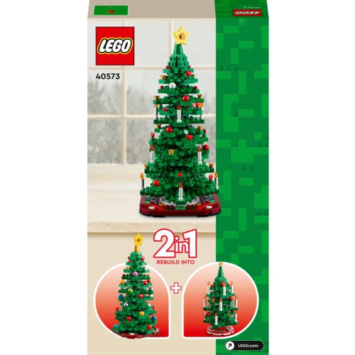 Конструктор LEGO Iconic Новогодняя елка (40573): Рекомендуемый возраст 12+