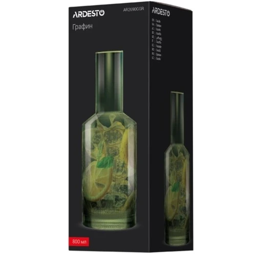Графін Ardesto 800 мл зелений (AR2690GGR): Обсяг графина, мл 800