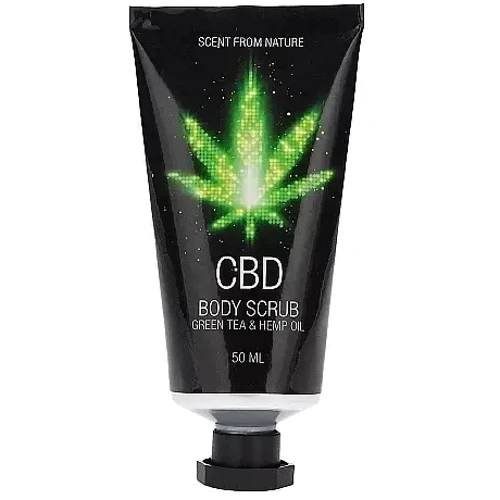 Набір після ванни та душу CBD Gift set - GREEN TEA & HEMP OIL (4 предмети)