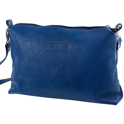 Женская дорожная сумка Laskara синяя (LK10241-blue): Стиль Повседневный (Casual)