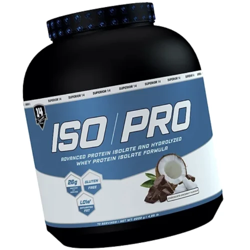 Протеин Superior Iso Pro 2200g / 73 servings / Chocolate Coconut