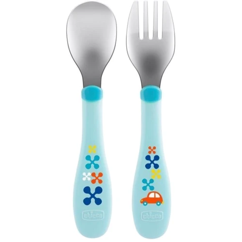 Детский набор Chicco столовых приборов 18 М+ (16102.20.00)