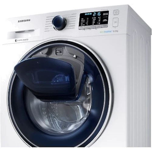 Стиральная машина Samsung WW60K52109W: Загрузка белья (стирка), кг 6