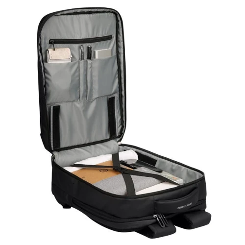 Сумка для ноутбука Mark Ryden 15.6" Largy Black (MR9668SJ): Місткість ноутбук, блок питания, аксессуары