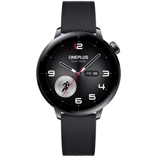 Смарт-часы OnePlus Watch 3 43mm Black Steel: Дисплей 1.32" AMOLED (466 x 466) / 352 ppi