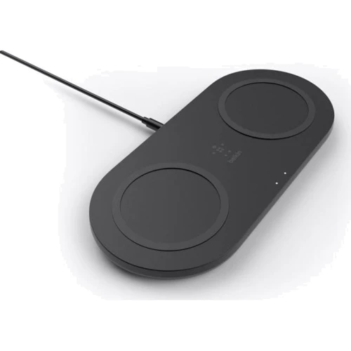 Зарядное устройство Belkin Dual Wireless Charger 15W Black (WIZ008VFBK): Количество USB-портов нет