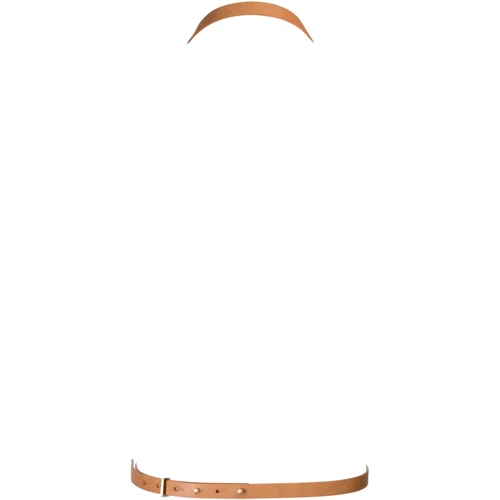 Портупея Bijoux Indiscrets MAZE - 8 Harness Brown, экокожа