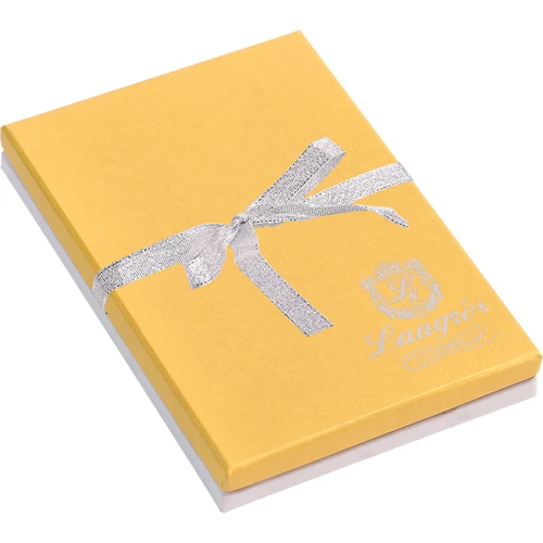 Набір подарунковий Langres Fly: Ручка кулькова + брелок + закладка для книг, жовтий (LS.132001-08) фото 2