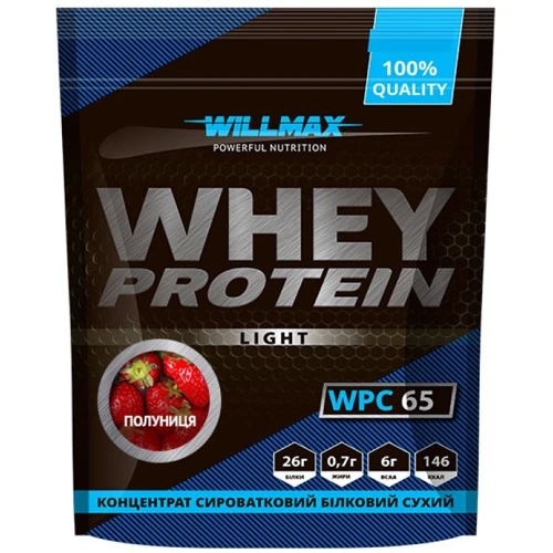 Протеїн Willmax Whey Protein 65 1000 g / 25 servings / Strawberry
