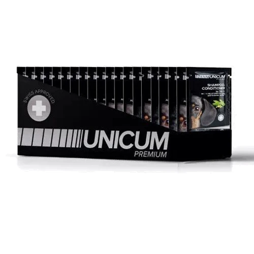 Шампунь-кондиционер для собак саше Unicum Premium с маслом чайного дерева 15х40 шт. (UN-058): Тип средства Шампуни