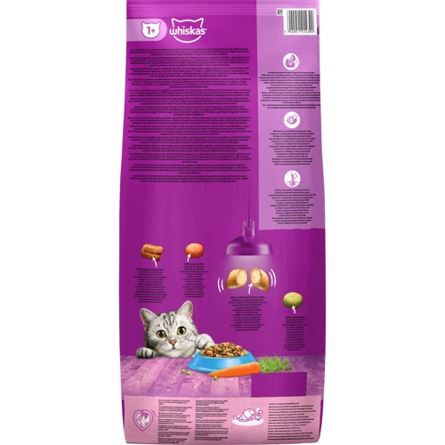 Сухий корм для дорослих кішок Whiskas з тунцем 14кг (5900951014390): Клас Преміум