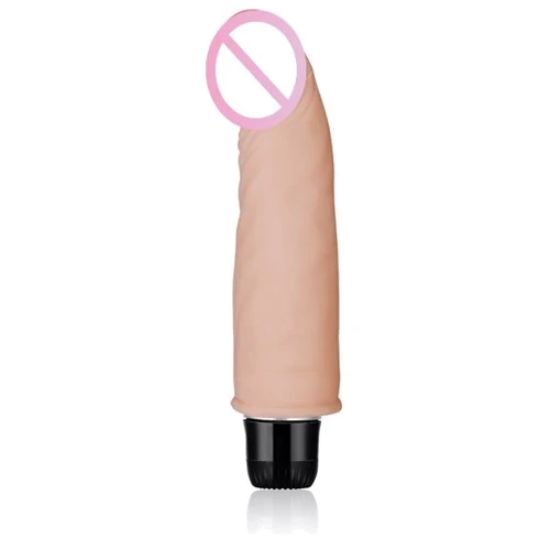 Реалистичный вибратор LoveToy Real Feel Vibrator 12 Flesh 7''