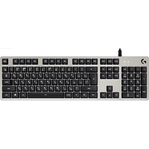 Клавиатура Logitech G413 Silver (920-008516): Интерфейс подключения USB