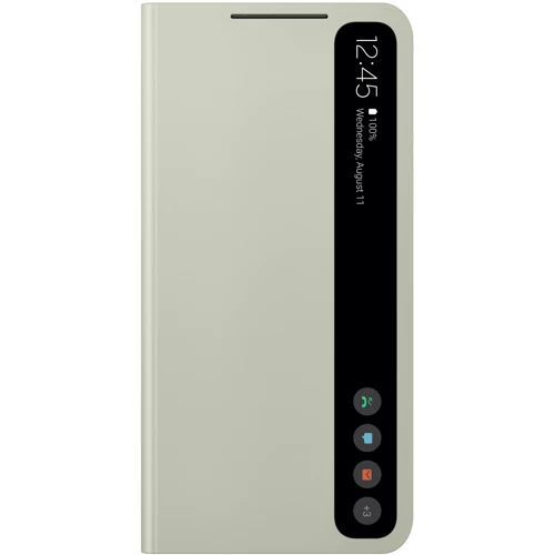 Чохол для телефона Samsung Clear View Cover Olive Green (EF-ZG990CMEGRU) для Samsung G990 Galaxy S21 FE
