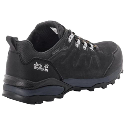 Полуботинки Jack Wolfskin Refugio Texapore Low M 4049851-6357 42 темно-серые натуральная замша демисезон фото 3
