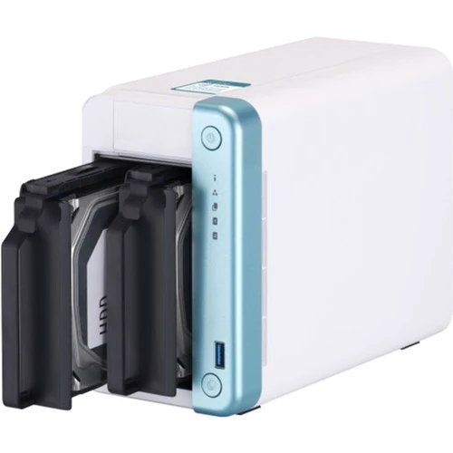 Мережевий накопичувач (NAS) QNAP 2BAY 4GB TS-251D-4G: Попередньо встановлені диски Нет