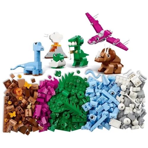 Конструктор LEGO Classic Творческие динозавры 450 деталей (11041): Количество деталей, шт. 450