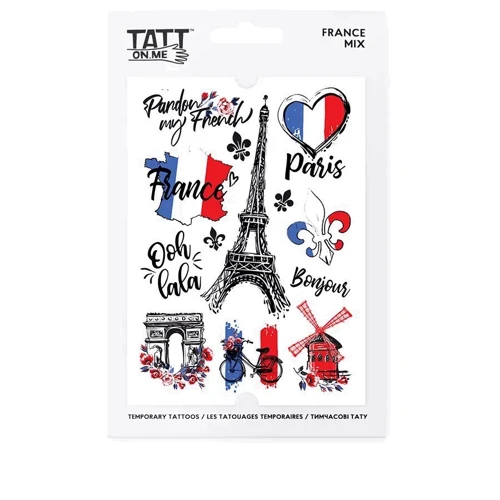 Временные тату TATTon.me France mix (TMFrance): Производитель TATTon.me