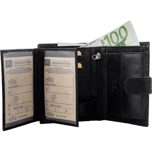Мужское портмоне Always Wild черное (DNKN4L-SCR3117-bl): Страна производитель Польша