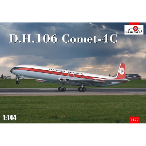 Модель Amodel Пассажирский самолет D.H.106 Comet-4C (AMO1477)
