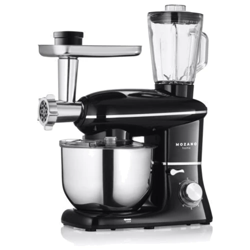 Кухонный комбайн Mozano Rob 02 1400W Black: Мощность, Вт 1400