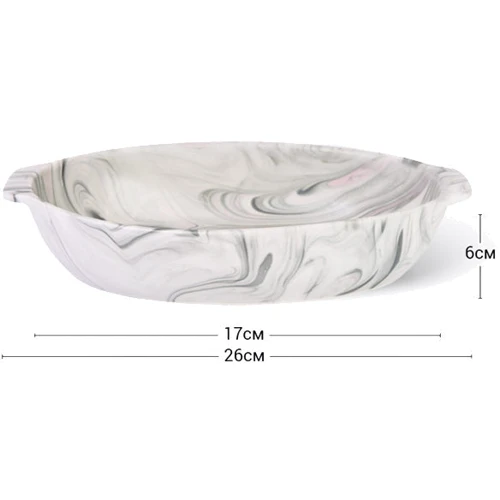 Fissman Valencia 26x17х6 см 1.2л (6183): Матеріал кераміка