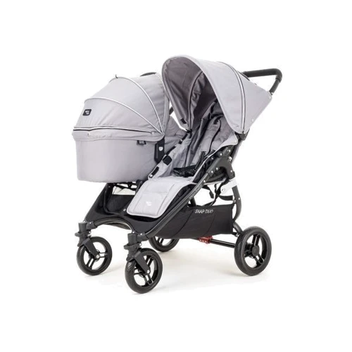 Универсальная коляска 2 в 1 для двойни Valco baby Snap Duo / Cool Grey: Пол ребенка мальчик, девочка