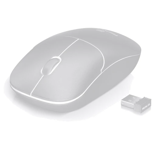 Мышь REAL-EL RM-311 Wireless Black (EL123200041): Интерфейс подключения Wireless