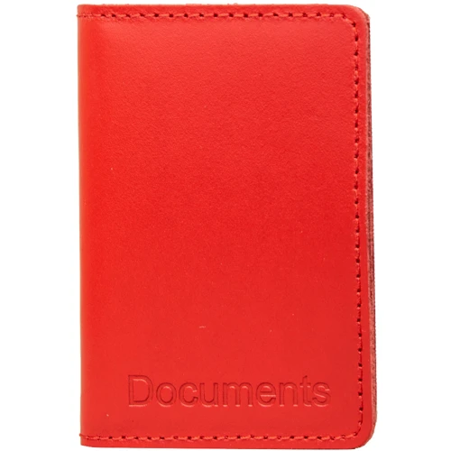 Женская обложка для документов DNK Leather красная (DNK-minidoc-R-colH): Тип Обложки для документов