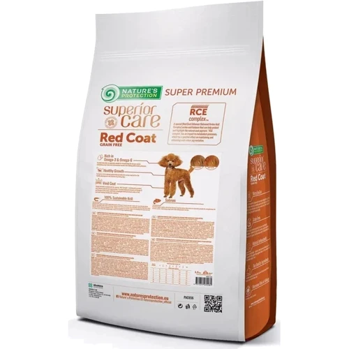 Сухой корм Nature's Protection Superior Care Red Coat Grain Free Junior Mini Breeds для собак малых пород с рыжей шерстью 1.5 кг (NPSC47228): Тип Сухой корм