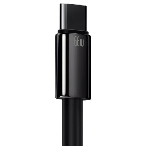Кабель Baseus USB Cable to USB-C Tungsten 66W 2m Black (CATWJ-C01) фото 3