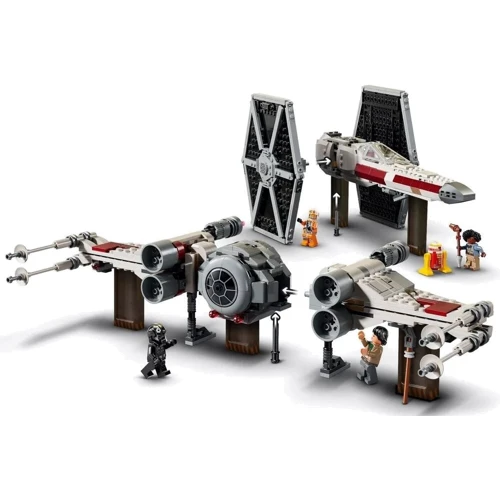 Конструктор LEGO Star Wars Сборный пакет «Истребитель TIE и Корабль X-Wing» 1063 детали (75393): Рекомендуемый возраст 9+