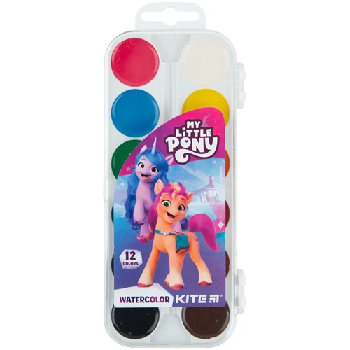 Акварель Kite My Little Pony 12 кольорів (LP23-061)