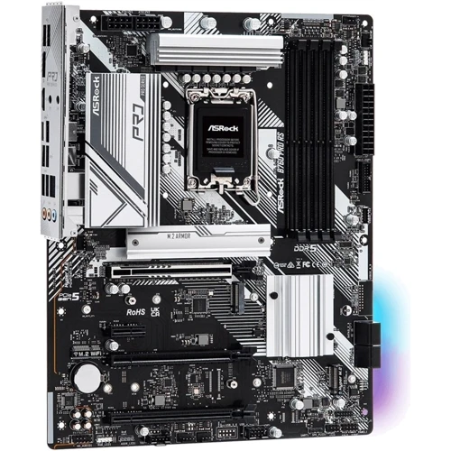 ASROCK B760 PRO RS: Разъемы на плате USB 3.2 Gen 1, USB Type-C, USB 2.0, SATA 3.0, PCI Express x1, M.2