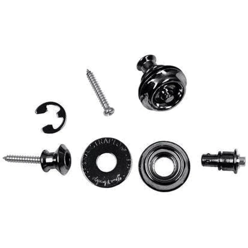 Стріплоки DUNLOP SLS1033BK Straplok Strap Retainers Dual Design - Black Oxide: Тип Стреплоки