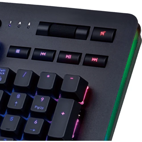 Клавиатура Thermaltake Level 20 RGB/Speed Silver/Black/RGB (KB-LVT-SSBRRU-01): Количество дополнительных клавиш 5
