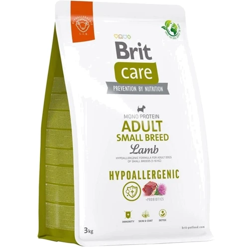 Сухой корм Brit Care Dog Hypoallergenic Adult Small Breed для взрослых собак малых пород ягненок 3 кг (8595602566143)