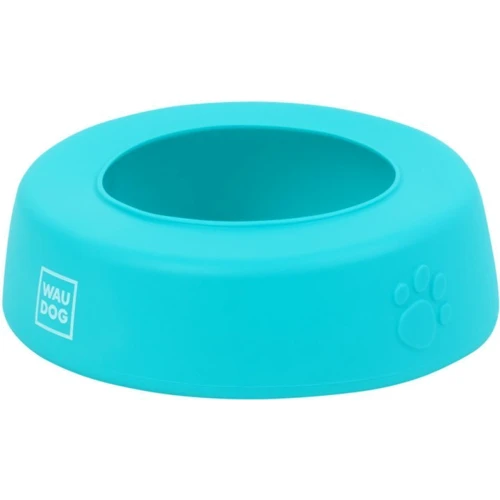 Миска-непроливайка WAUDOG Silicone 1 л голубой (50792): Материал Силикон