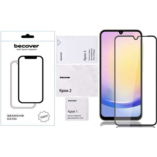 BeCover Tempered Glass Black for Samsung A266 Galaxy A26 5G (712885)