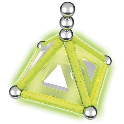 Geomag Glow 22 детали | Светящийся магнитный конструктор Геомаг: Рекомендуемый возраст от 3 лет